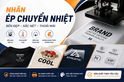 Nhãn Ép Chuyển Nhiệt