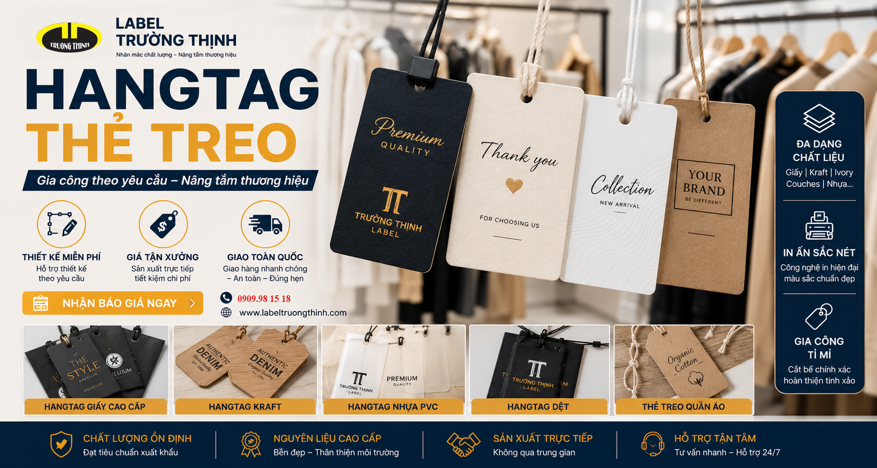 SẢN PHẨM THẺ TREO